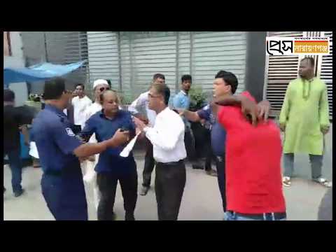 আবরার হত্যার প্রতিবাদে বিএনপির সমাবেশে পুলিশের মারমুখী আচরণ