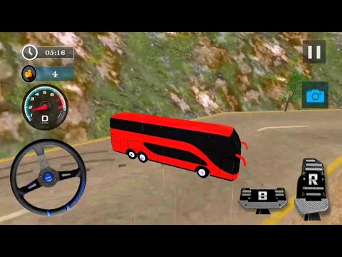 Uphill Offroad Bus Driving Simulator - Bus Simulator - Android Gameplay - Driver Gaming