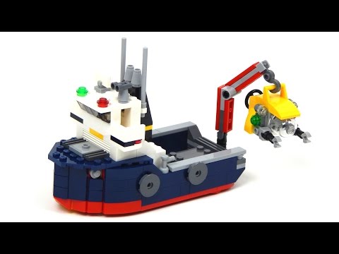 Vidéo LEGO Creator 31045 : L'explorateur des océans