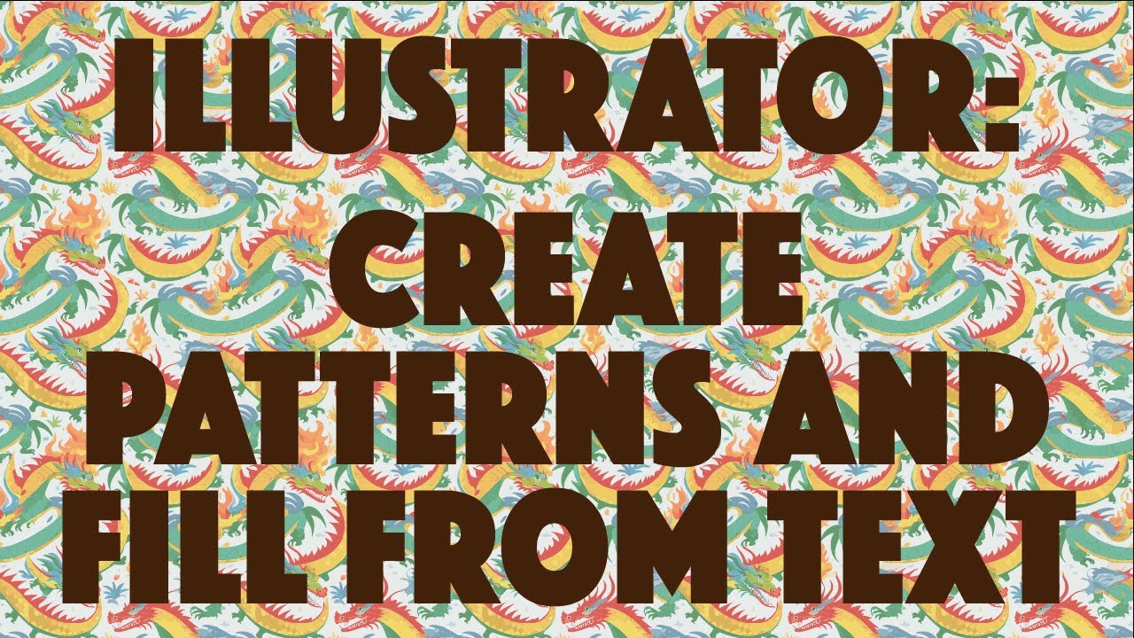 Adobe Illustrator AI tools: Create Patterns & Fill from Text