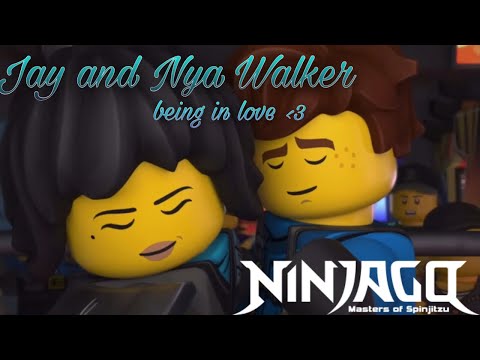 jay and nya walker being completely in love in ninjago ❤️