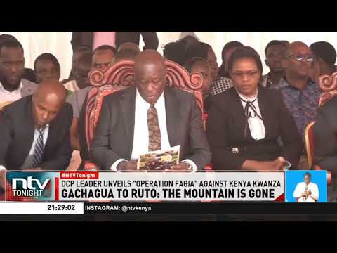 Gachagua unveils campaign that he says will sweep away leaders allied to Kenya Kwanza