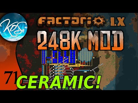 Factorio 248k Mod 71 - ALUMINUM CERAMIC OUTPOST! - Tips & Tricks