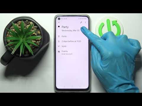 Add New Event to Calendar App – Create Reminder in REALME 9i