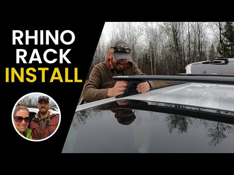 RHINO RACK INSTALLATION | Rhino rack quick mount + Vortex Aero cross bars | Roof top tent Rhino Rack