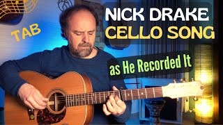 🌙 Nick Drake: Cello Song – Intricate Fingerstyle Tutorial