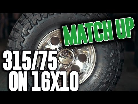 Custom Offsets Match Up: 315/75 on 16x10