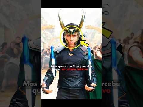 VOCÊ SABIA que o LOKI tentou AVISAR o THOR sobre THANOS? 😱 #shorts