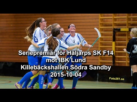 Häljarps SK F14 vs IBK Lund 2015-10-04