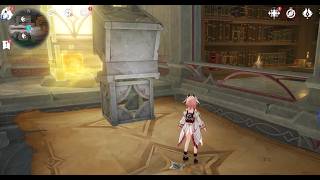 【原神】（空の神殿）図書館でギミックを解除して「貴重な宝箱（１つ）、（普通の宝箱1つ、精巧な宝箱2つ）」を開ける　だけ