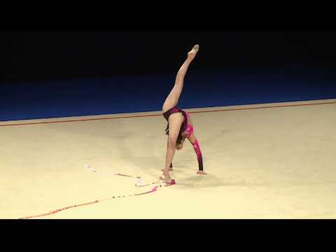 Amelie Menger - Senior - Ribbon - 2019 British Rhythmic Championships