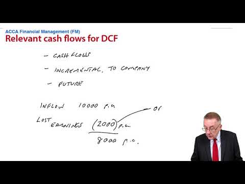 Relevant Cash Flows for DCF Relevant Costs (example 1) - ACCA Financial Management (FM)