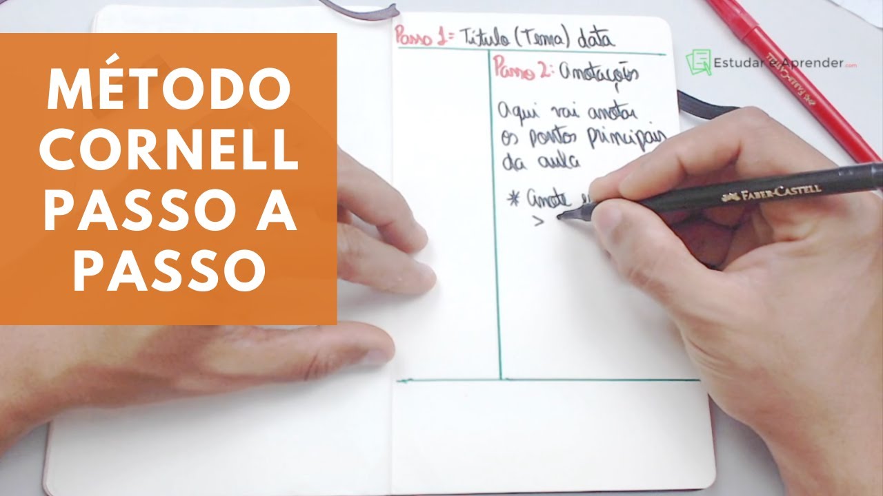 COMO FAZER ANOTAÇÕES DO JEITO CERTO - 7 de 7 - Método Cornell de Anotação Passo a Passo