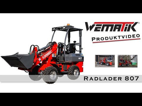 Produktvideo Radlader 807 - www.WEMATIK.de