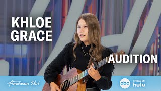 Khloe Grace: A Tribute Song For A 13-Year-Old Girl She'll Never Get To Meet - American Idol 2026