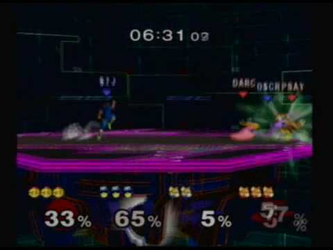 Lucky/MacD (Fox/Peach) vs Lovage/Smoke2jointz (Fox/Falcon) 1