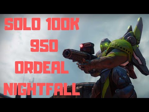 Solo 100k Ordeal 950 Nightfall The Arms Dealer
