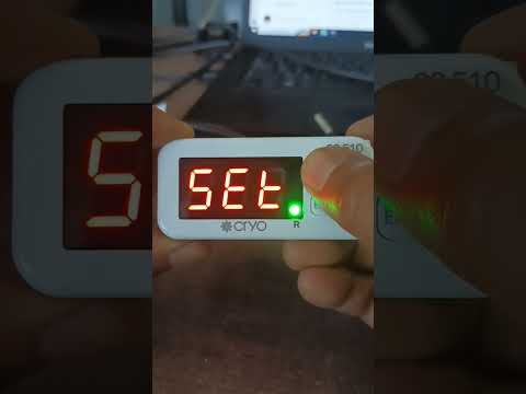 How To Setting Temperature Set Point Multispan CC510 Cryo Cooling Controller