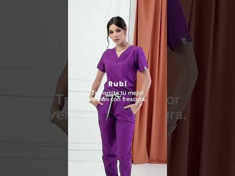 Modelos Zafiro & Rubí | Glow Scrubs Mx | Uniformes quirúrgicos mujer | #glowscrubsmx #scrubsuniforms