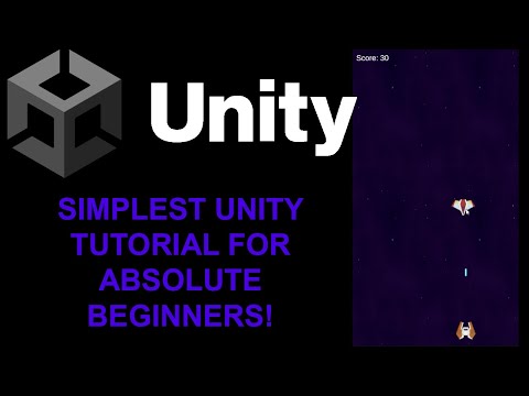 SIMPLE 2D UNITY TUTORIAL FOR BEGINNERS - CREATE A COMPLETE 2D SPACE SHOOTER GAME