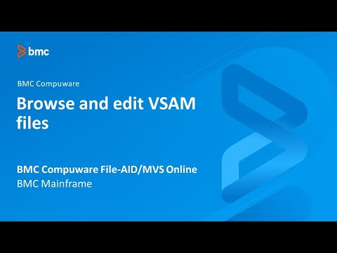 BMC Compuware File-AID/MVS Online - Browse and edit VSAM files
