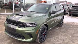 F8 Green Dodge Durango RT with Mopar Stripes