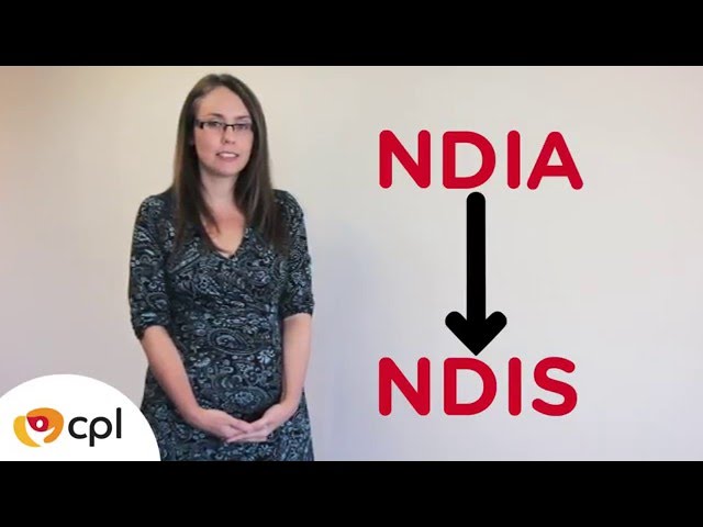 Pronunție video a NDIS în Engleză