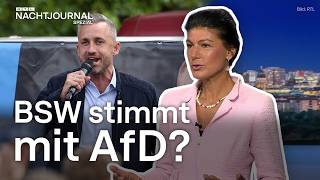Wagenknecht on AfD: BSW intends to support "reasonable things" | RTL Nachtjournal