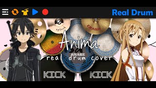 Anima | Real Drum Cover | SAO Alicization: War of Underworld Part 2 OP