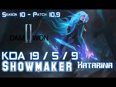 DWG Showmaker KATARINA vs GALIO Mid - Patch 10.9 KR Ranked