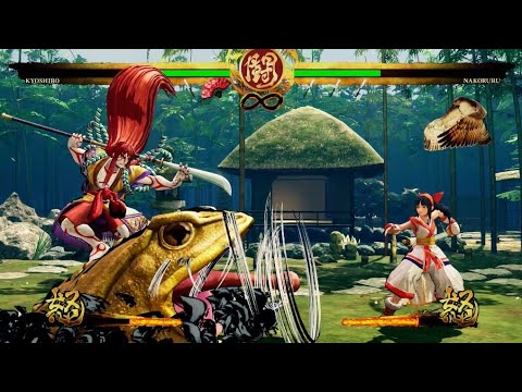 Samurai Shodown - Kyoshiro VS Nakoruru