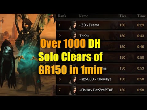 The GoD DH Exploit that allows 1min Clears on GR150 without Effort