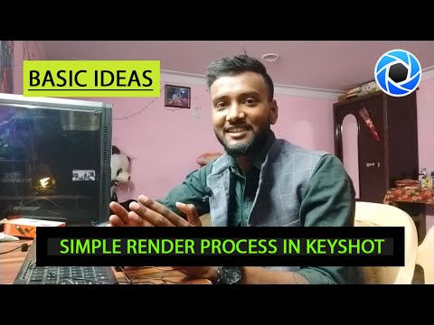 KEYSHOT 10 में कैसे RENDER  करे, BASIC तरीका ! (HINDI)