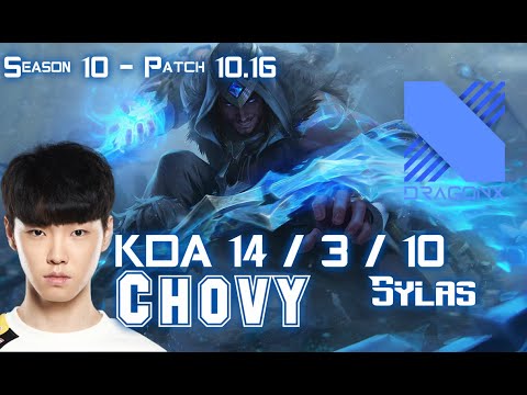 DRX Chovy SYLAS vs ZOE Mid - Patch 10.16 KR Ranked