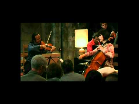 Dumky Trio Demo, trios by Haydn, Bridge, Chausson, Faure, Smetana and Messiaen's quartet