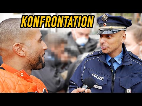 CORONA DEMONSTRATION IN Berlin ESCALATES! Confrontation with POLICE & STREET OPINIONS! - Leon Lov...