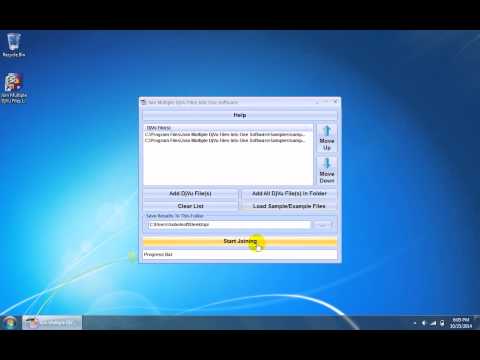 Join Multiple DjVu Files Into One Software