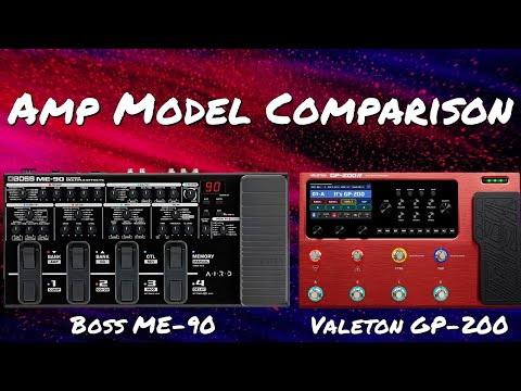 Comparing Like Amp Models on the Boss ME-90 & the Valeton GP-200