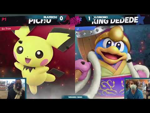 Inver Grove Fights #19 - Winners Semis - BlazeK114 (Pichu) vs Llomomo (King Dedede)