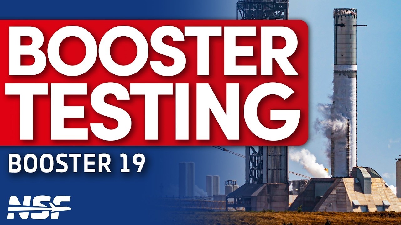 SpaceX conducts preflight Booster 19 testing on Pad 2