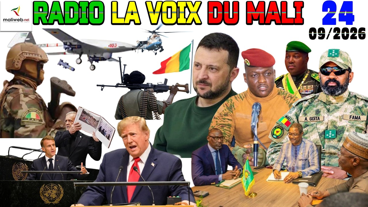 La Revue de Presse de la RADIO LA VOIX DU MALI du 24 Septembre 2026