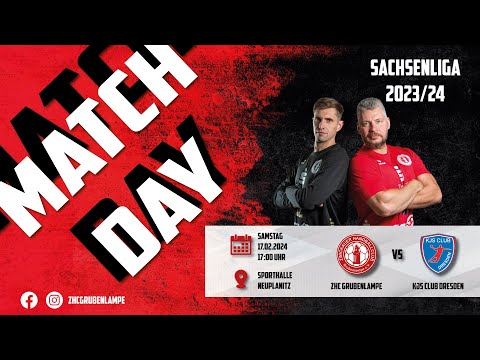 14. Spieltag in der Sachsenliga - ZHC Grubenlampe gg KJS-Club Dresden