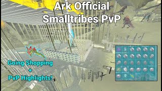 ARK OFFICIAL SMALLTRIBES | Shopping In A Fat Tree & PvP Highlights!