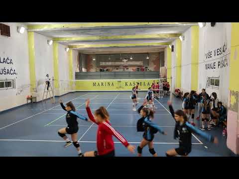 1. LIGA OSSDŽ - MLAĐE KADETKINJE 2022/23 - 09.KOLO - OK MARINA KAŠTELA - OK RIBOLA KAŠTELA