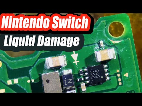 Nintendo Switch Liquid Damage Repair + LCD Connector replacement.