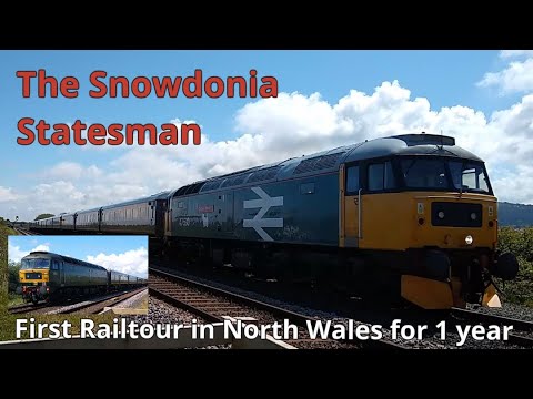 Prestatyn 19.05.2021- Snowdonia Statesman tour - 47593 Galloway Princess and 47805 Roger Hosking MA