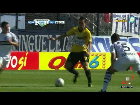 GOLAZO DE GUTIERREZ - GIMNASIA LA PLATA 1 OLIMPO 1 - FECHA 5 - B NACIONAL (10 09 2012)
