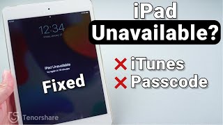 How to Undisable an iPad without iTunes or Passcode  - Tenorshare 4uKey