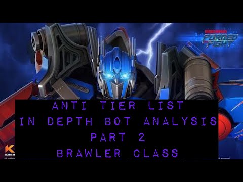 Anti Tier List: In-depth Bot Analysis, Part 2 (Brawler) — Transformers: Forged to Fight