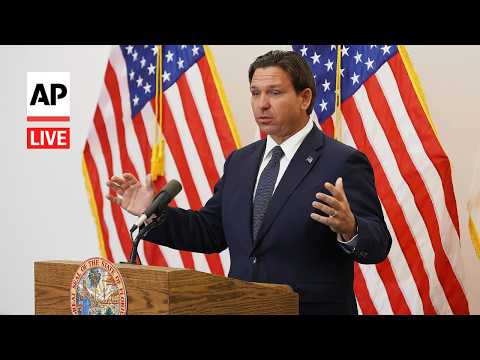 LIVE: Gov. Ron DeSantis and Tom Homan hold press conference
